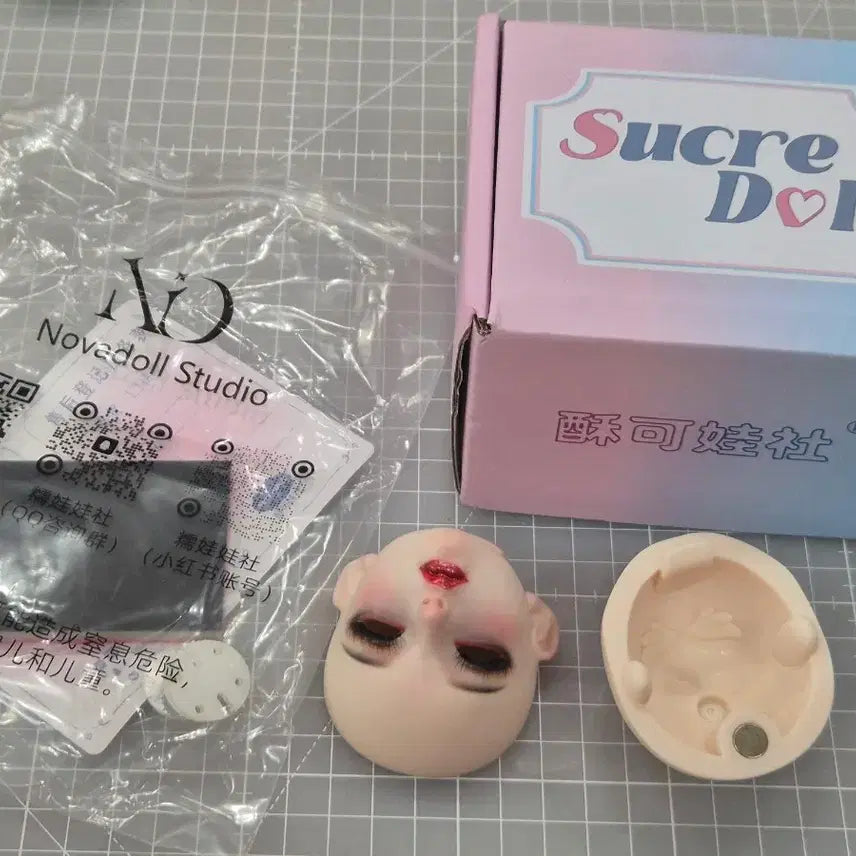 [BUNJANG] MSD Source Doll Zenru Head Mia Pink Doll Head / 풀박스 소스돌 젠루 헤드 msd 미아핑크 구체관절인형 헤드
