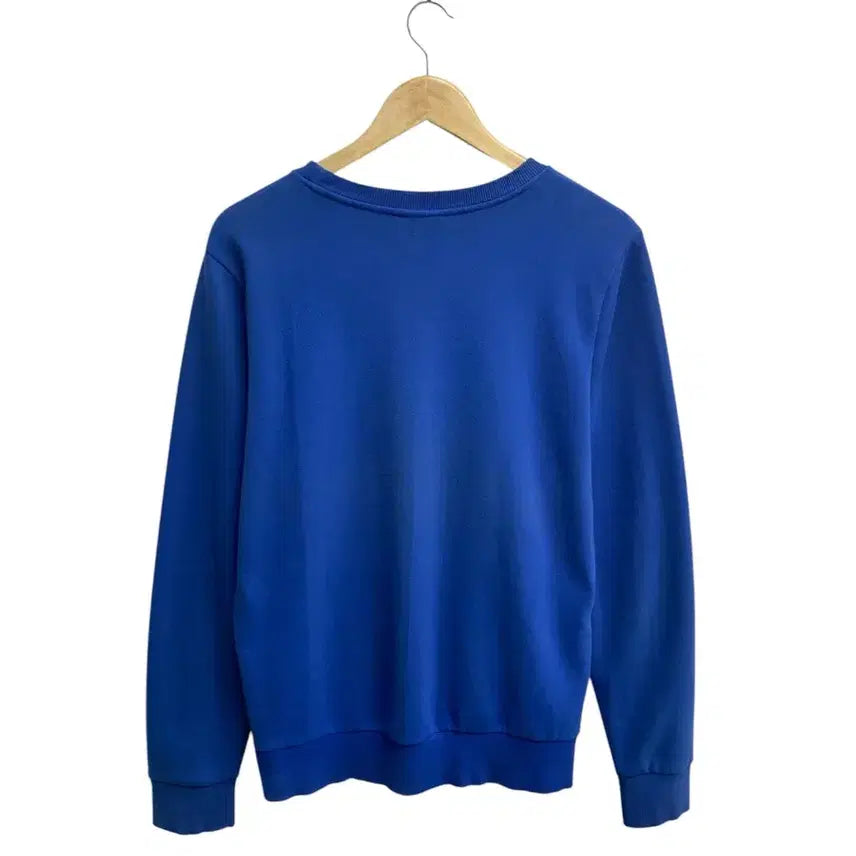 [BUNJANG] Lacoste Big Logo Sweatshirt S / 라코스테 빅로고 블루 스웻셔츠 S