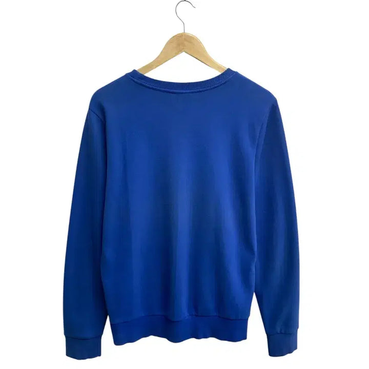 [BUNJANG] Lacoste Big Logo Sweatshirt S / 라코스테 빅로고 블루 스웻셔츠 S