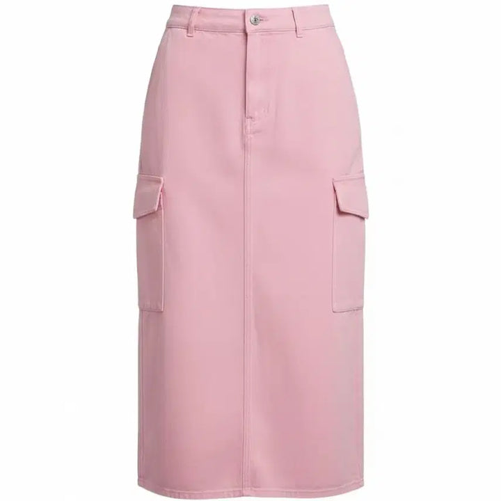 [BUNJANG] DEEPNY Pink Denim Skirt 16-107 / 여성28/ DEEPNY 핑크 데님스커트 16-107