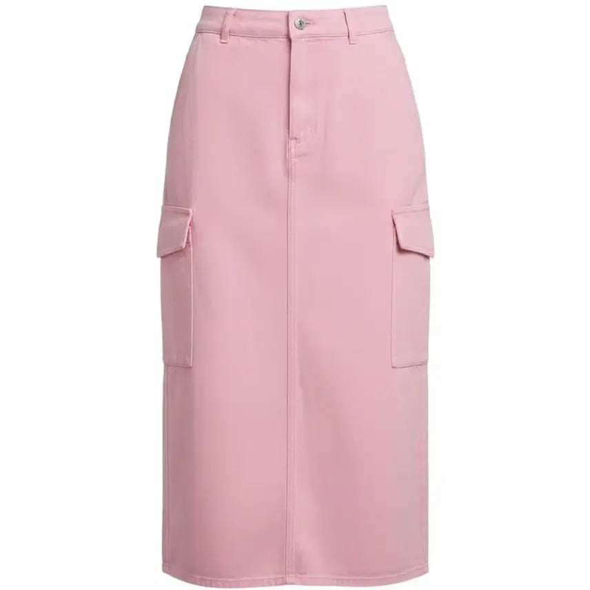[BUNJANG] DEEPNY Pink Denim Skirt 16-107 / 여성28/ DEEPNY 핑크 데님스커트 16-107