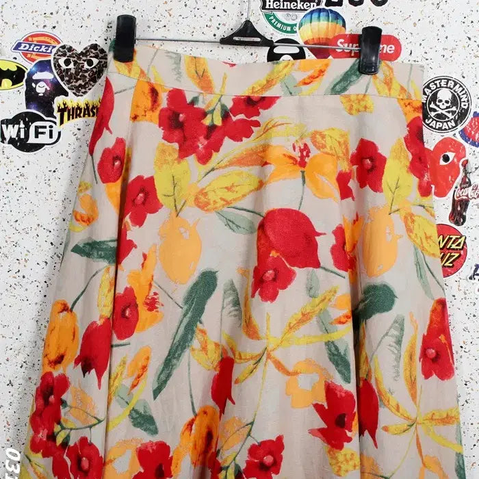 [BUNJANG] Moribysis Floral Skirt IV / 여성S/ MORIBYSIS 플로럴 스커트IV 16-108
