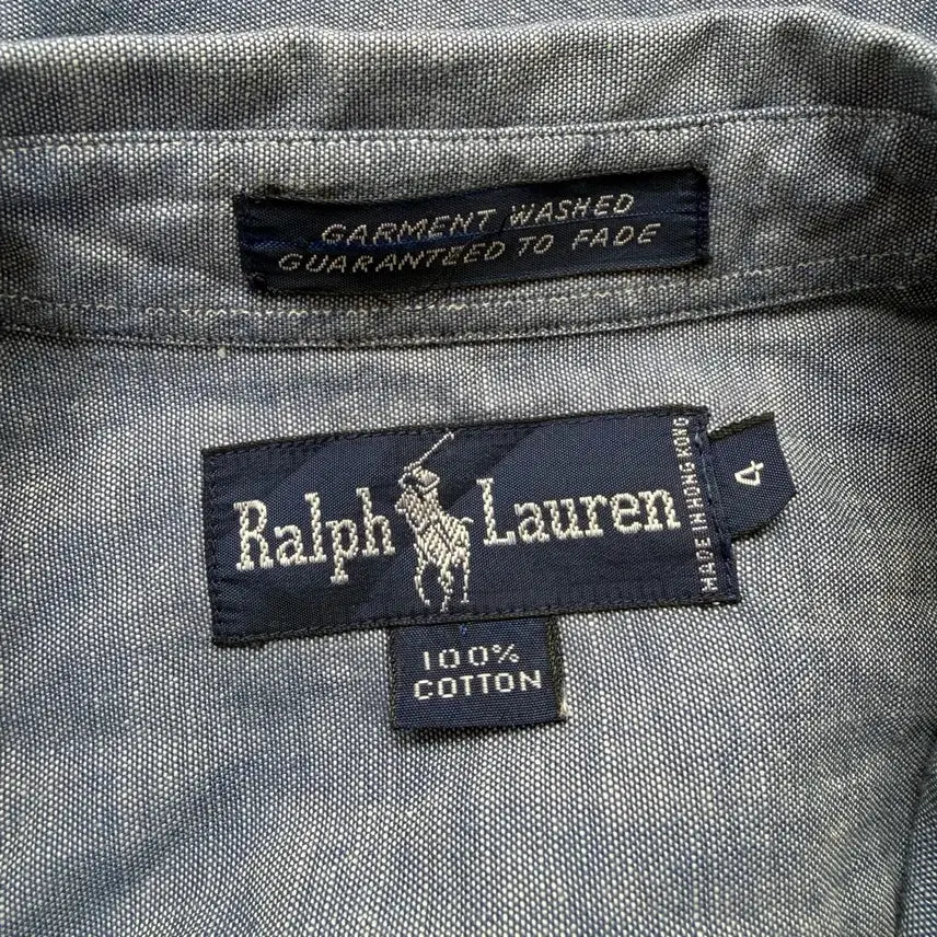 [BUNJANG] Polo Ralph Lauren Chambray Shirt (Size 4) / [택포] [4] 폴로 랄프로렌 샴브레이셔츠