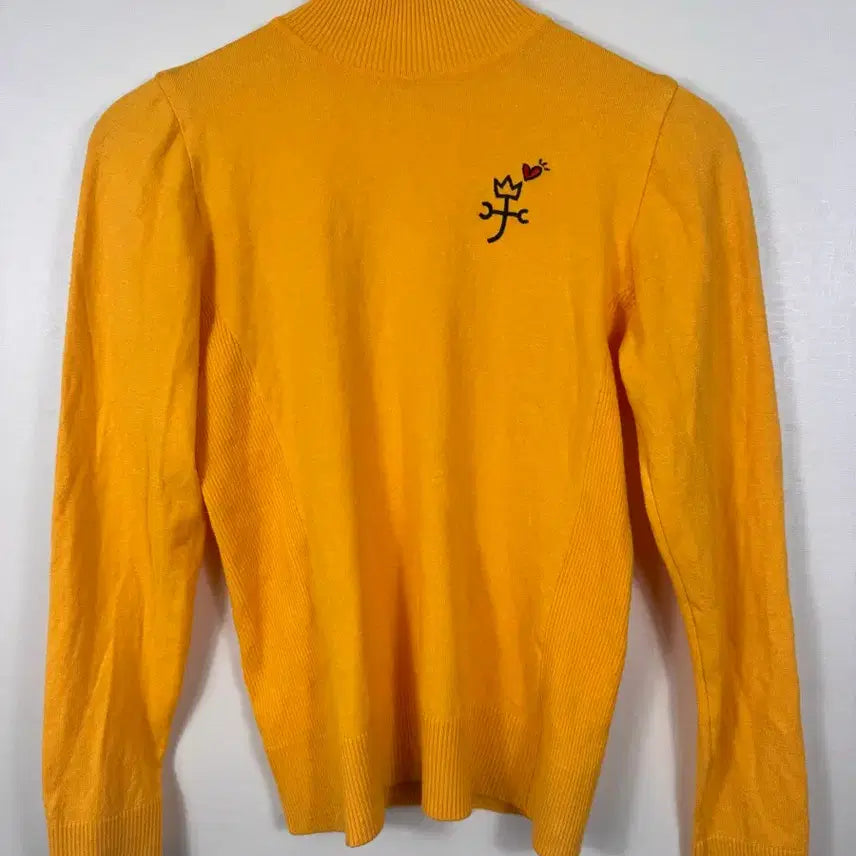 [SOLD OUT] 카스텔바작 노란색 터틀넥 니트 90