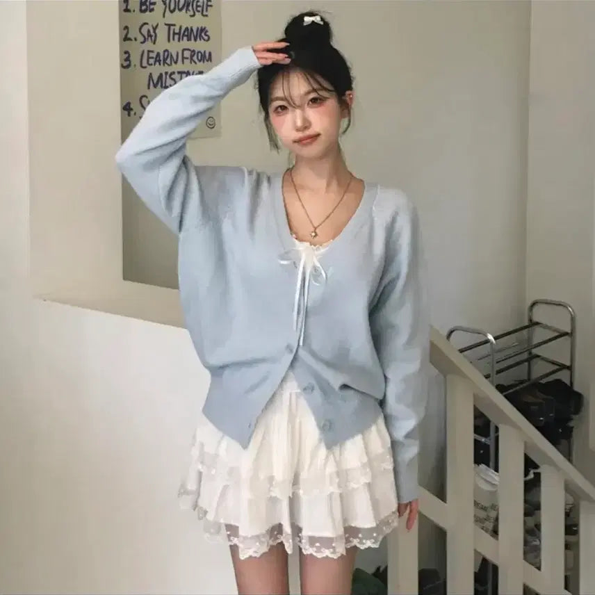 [BUNJANG] MIO Charcoal Cardigan / (새상품) 미오 가디건 차콜