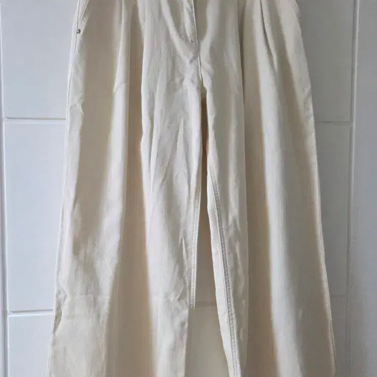 [BUNJANG] Zstudio Ivory Denim Pants / 지스튜디오 아이보리데님 새제품