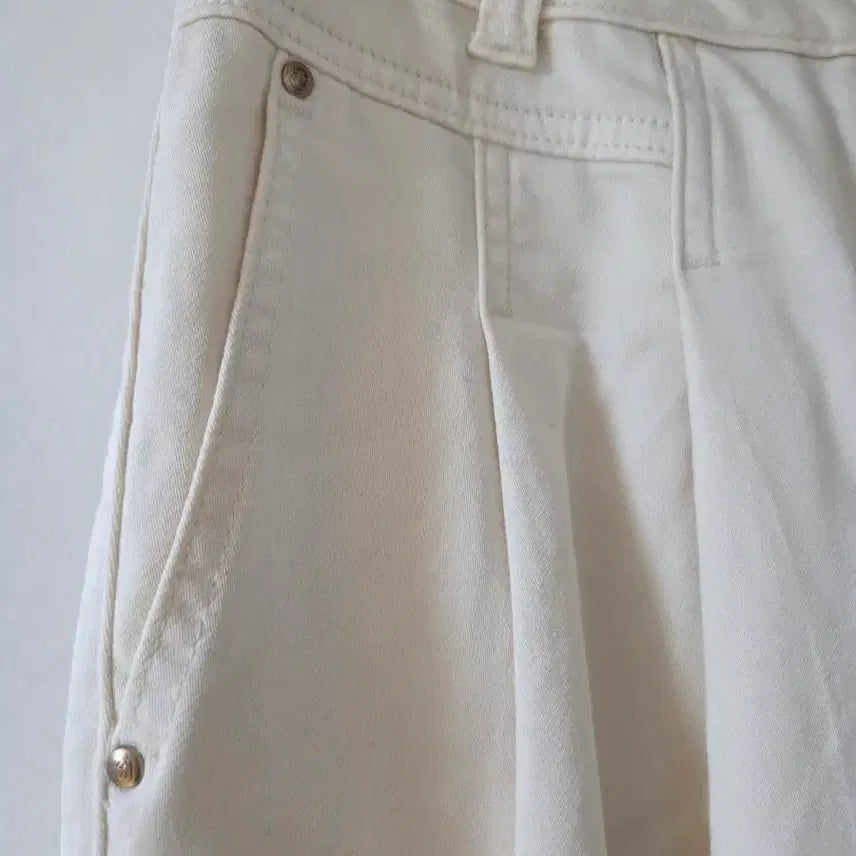 [BUNJANG] Zstudio Ivory Denim Pants / 지스튜디오 아이보리데님 새제품