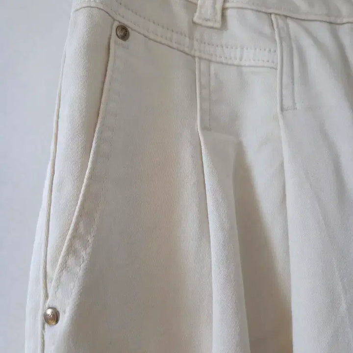 [BUNJANG] Zstudio Ivory Denim Pants / 지스튜디오 아이보리데님 새제품
