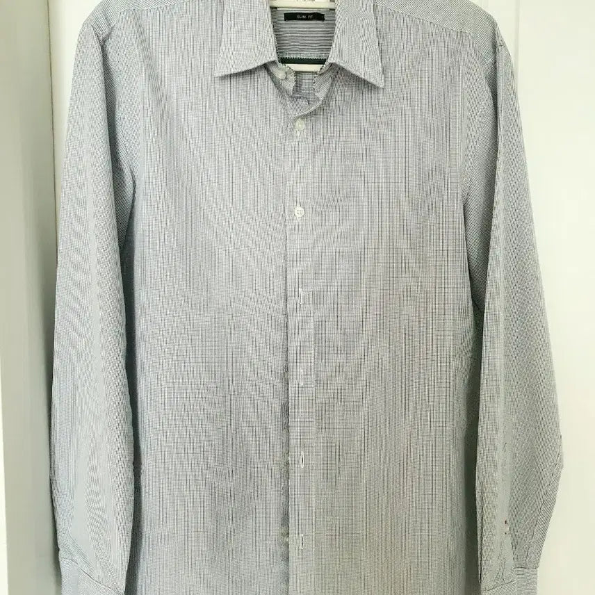 [BUNJANG] TNGT Slim Fit Check Shirt / TNGT 깅엄체크 긴팔 셔츠