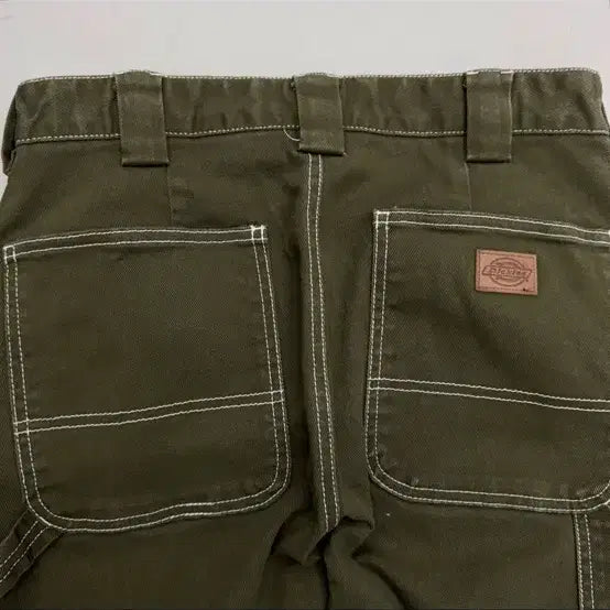 [BUNJANG] Dickies Carpenter Moss Green Stitch Work Pants / 디키즈 카펜터 모스그린 스티치 워크팬츠