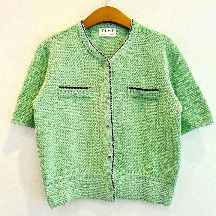 [BUNJANG] Time Semi-Sleeve Cardigan / 55~66) 한섬 타임 반팔 가디건 판매합니다!