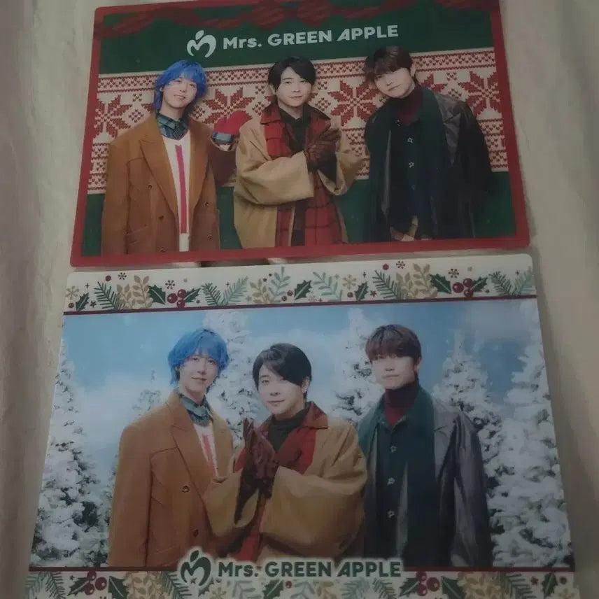 [BUNJANG] Mrs. Green Apple Lawson &amp; Harajuku Bundle Set / 미세스 그린애플 로손 비주얼 시트 2장 일괄