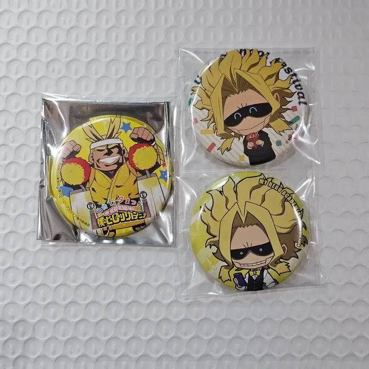 [BUNJANG] All Might Badge 12-Piece Set + Can Badge Collector Book / 올마이트 뱃지 15종 세트+캔뱃지 콜렉터북