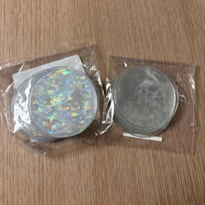 [SOLD OUT] 캔뱃지 커버 투명 홀로그램 63mm