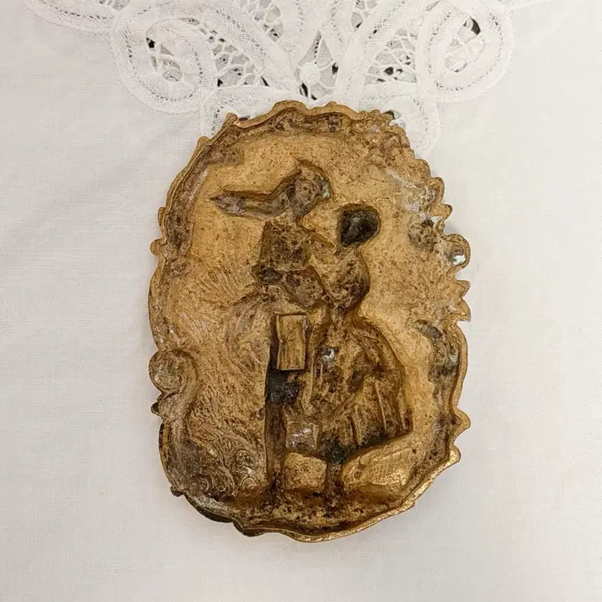 [BUNJANG] French Antique Bronze Figurine Object/Paperweight / 프랑스 앤틱 브론즈 오브제/문진