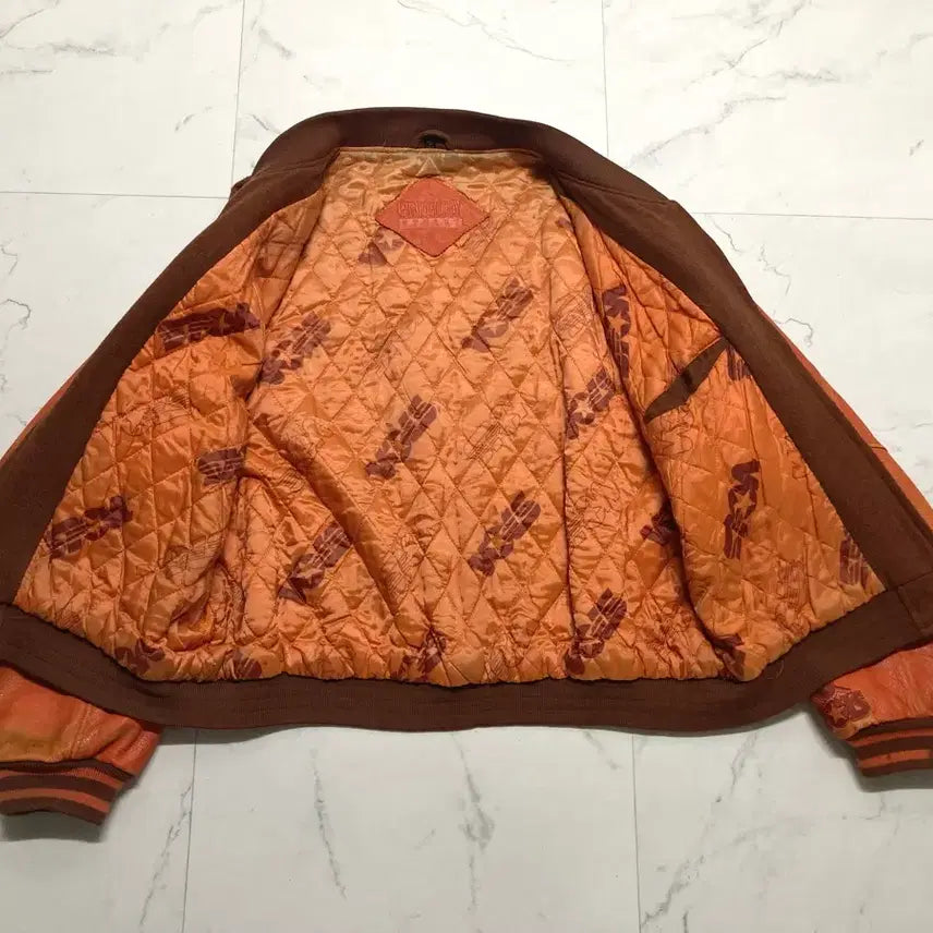[BUNJANG] 80s-90s Gregory Stewart Tennessee Volunteers Varsity Jacket / 80-90s 테네시 Vols 소가죽 울 바시티 자켓 110-115
