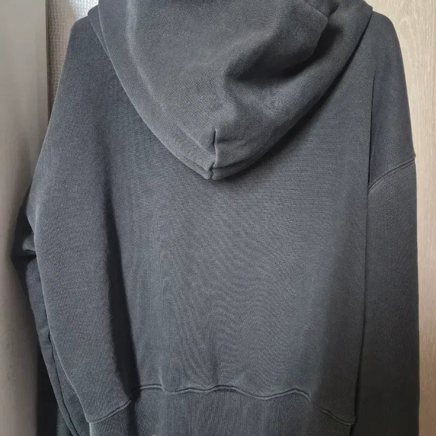 [BUNJANG] Yale Pigment Hoodie Charcoal S / 예일 피그먼트 후드집업 차콜 s