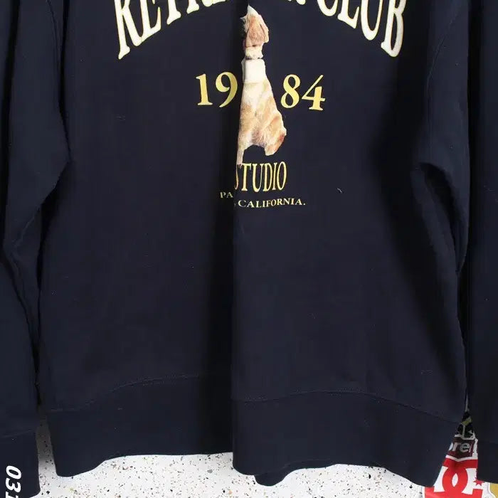 [BUNJANG] Vivastudio Retriever Sweatshirt M Navy / 남성M/ 비바스튜디오 리트리버 맨투맨NV 16-127