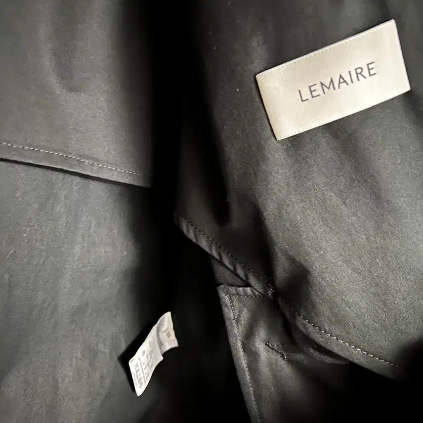 [BUNJANG] Lemaire Trench Coat Black Unisex / 르메르 트렌치