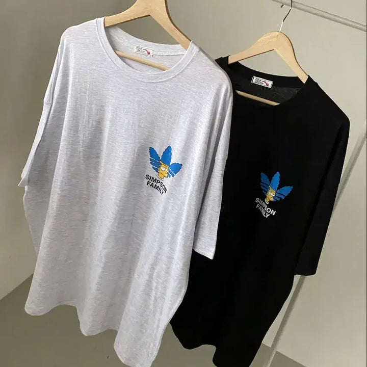 [BUNJANG] The Simpsons Family Short Sleeve T-shirt / 심슨 패밀리 반팔 티셔츠