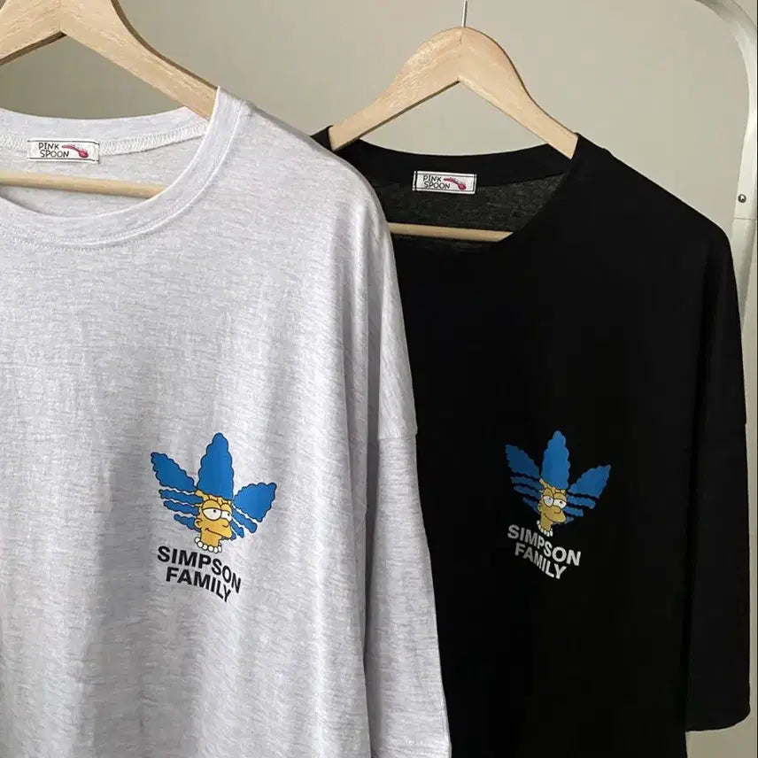 [BUNJANG] The Simpsons Family Short Sleeve T-shirt / 심슨 패밀리 반팔 티셔츠