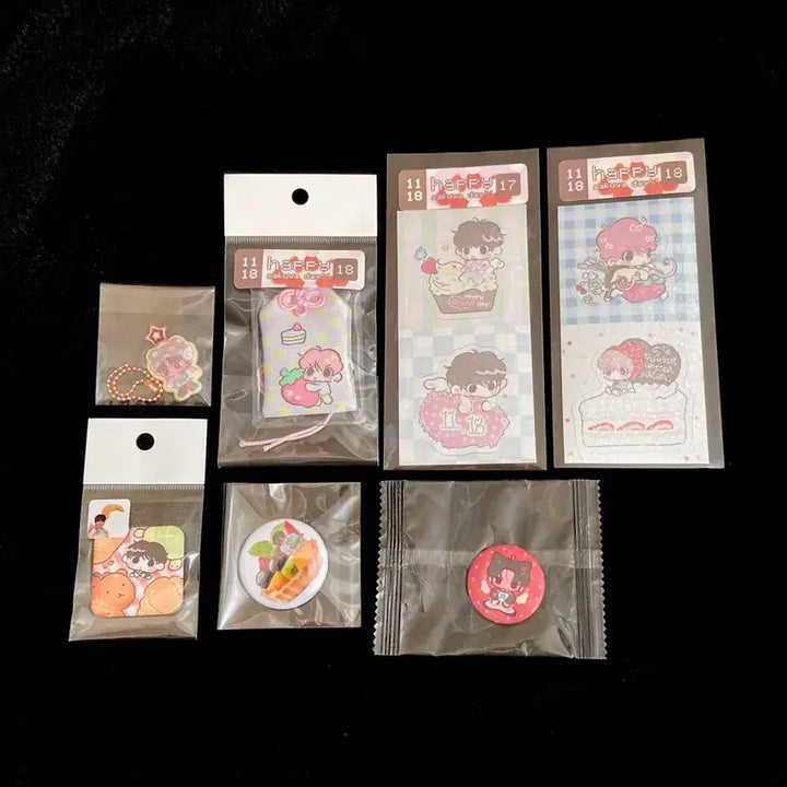 [SOLD OUT] 엔시티위시 사쿠야 오마모리 유우시 리쿠 부쿠님 핀버튼 뱃지 치즈볼즈