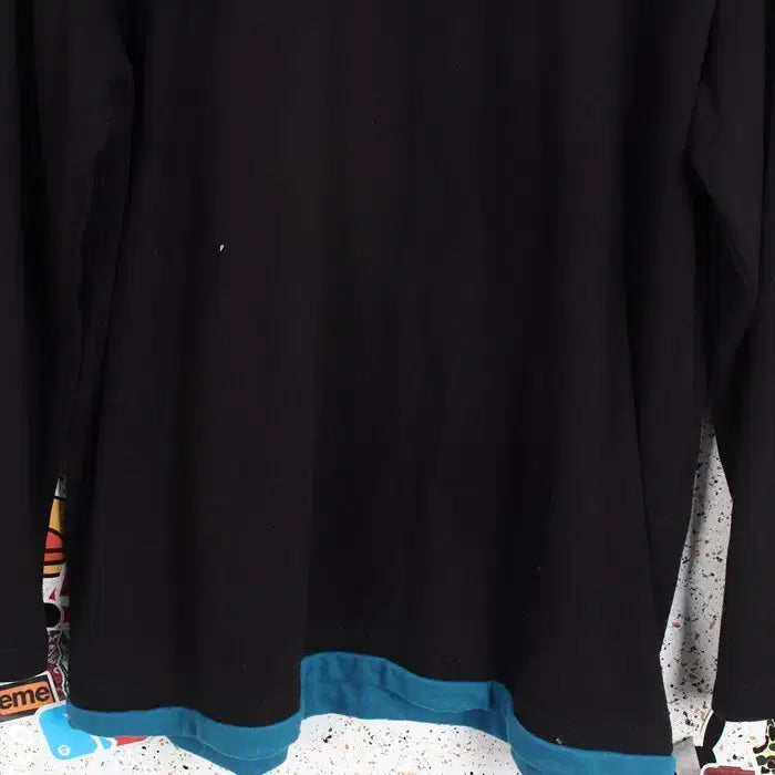 [BUNJANG] MESI J Black Turtleneck T-Shirt Women&