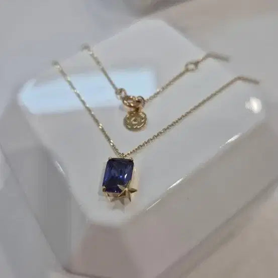 [BUNJANG] 14k Gold Tanzanite Necklace "Star of Africa" / 새제품) 14k 목걸이 아프리카의 별.탄자나이트