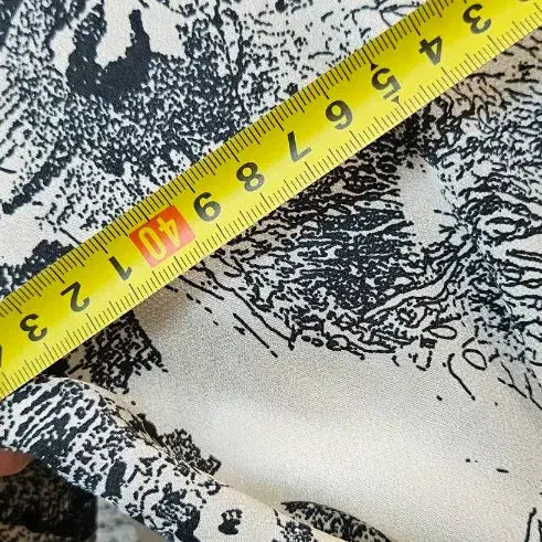 [BUNJANG] Floral Linen Long Dress / 플라워린넨 패턴 롱 원피스 반팔
