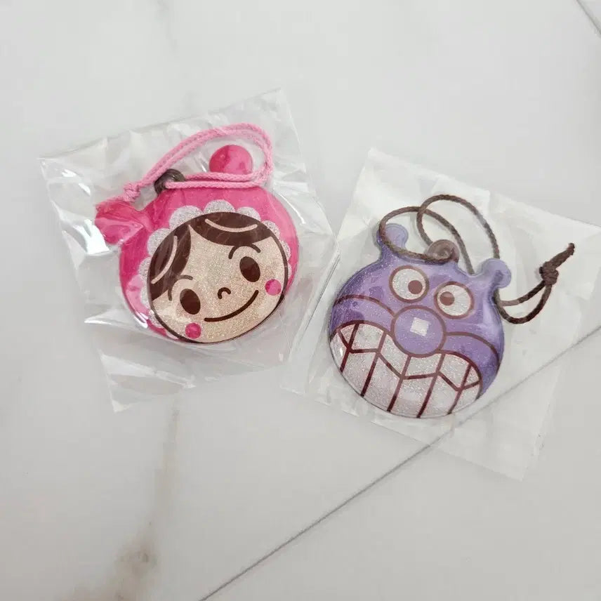 [BUNJANG] Anpanman Character Keyring Set / 호빵맨 캐릭터 키링 2종 세트 새상품