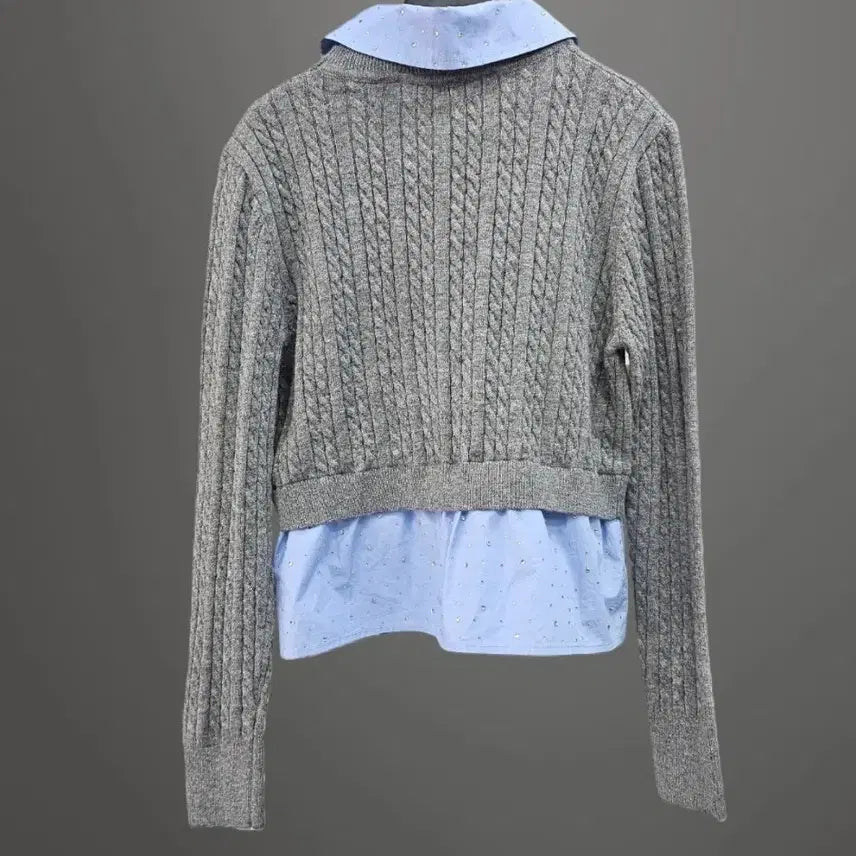 [SOLD OUT] 산드로 로스 캐시미어 셔츠 니트~새상품