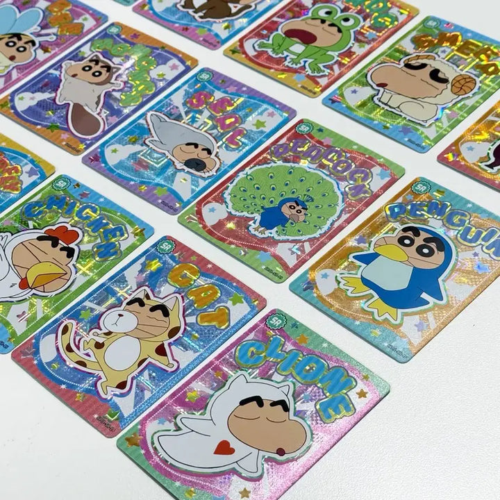 [BUNJANG] Crayon Shin-chan Official Trading Card Bundle Set / 77장 올클) 짱구 트레카 공식 랜덤 카드 포카 액션가면 부리부리 극장판