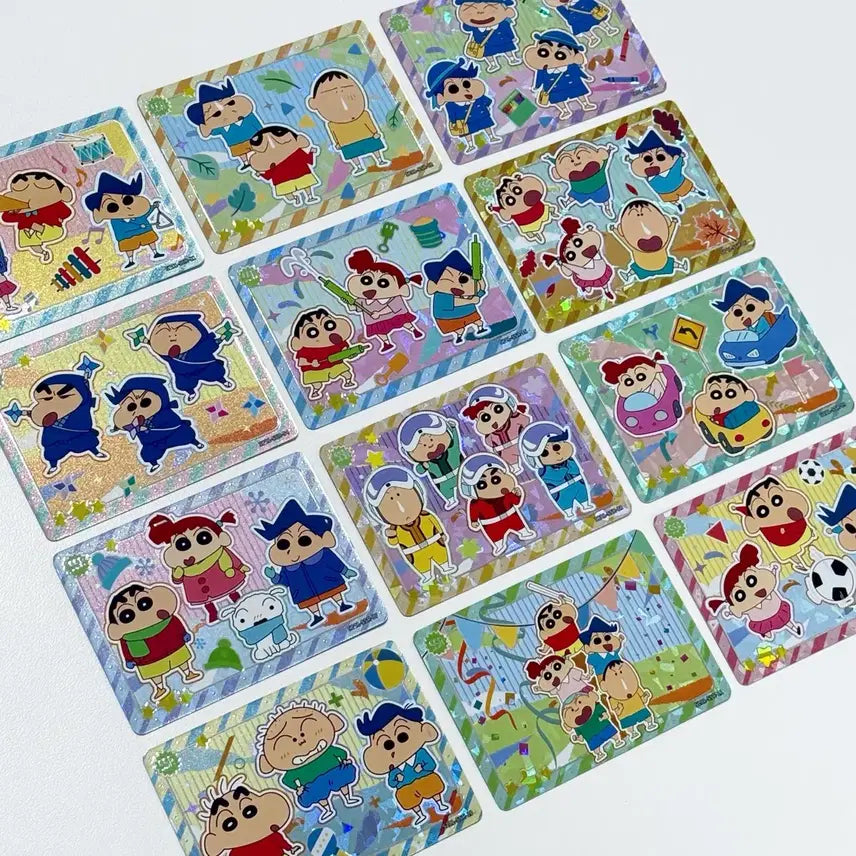 [BUNJANG] Crayon Shin-chan Official Trading Card Bundle Set / 77장 올클) 짱구 트레카 공식 랜덤 카드 포카 액션가면 부리부리 극장판