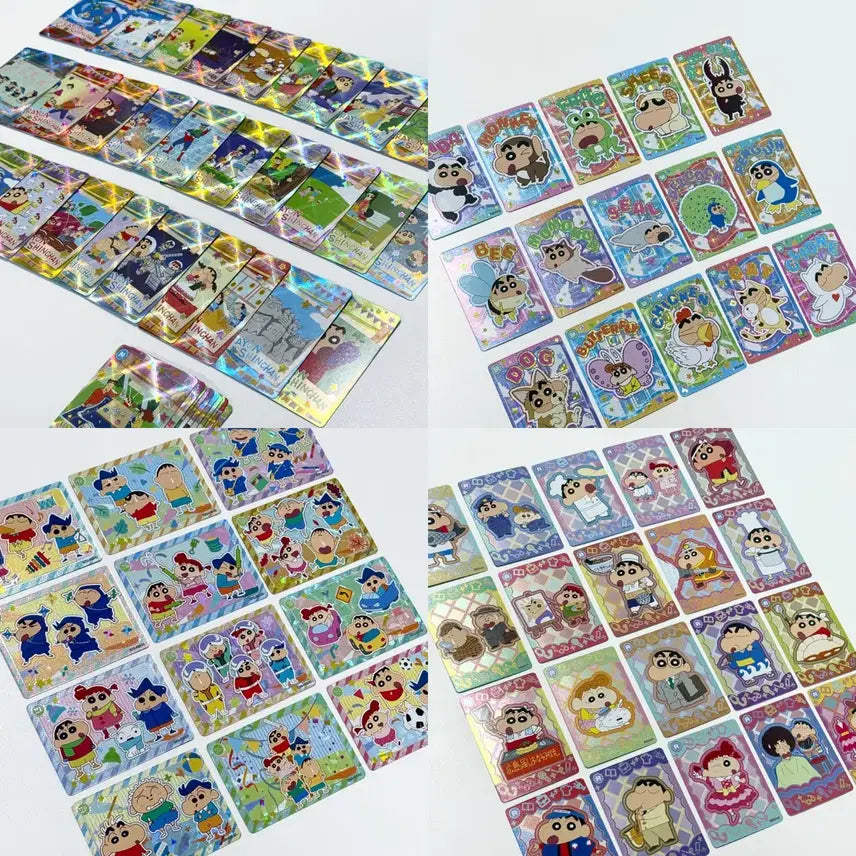 [BUNJANG] Crayon Shin-chan Official Trading Card Bundle Set / 77장 올클) 짱구 트레카 공식 랜덤 카드 포카 액션가면 부리부리 극장판