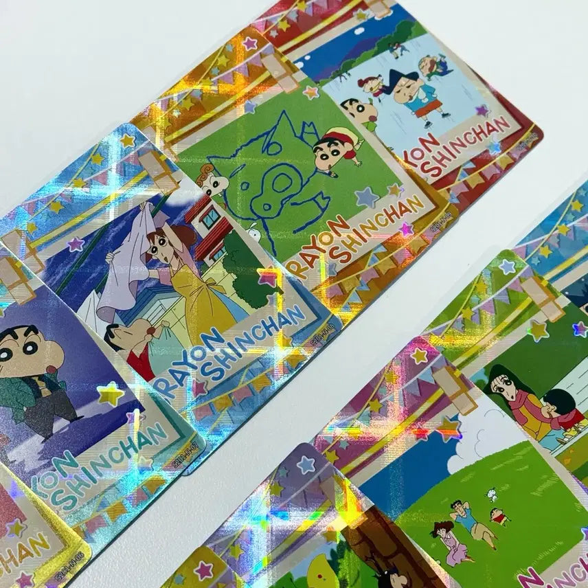 [BUNJANG] Crayon Shin-chan Official Trading Card Bundle Set / 77장 올클) 짱구 트레카 공식 랜덤 카드 포카 액션가면 부리부리 극장판