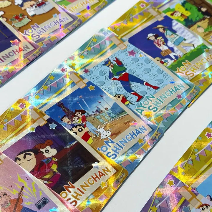 [BUNJANG] Crayon Shin-chan Official Trading Card Bundle Set / 77장 올클) 짱구 트레카 공식 랜덤 카드 포카 액션가면 부리부리 극장판