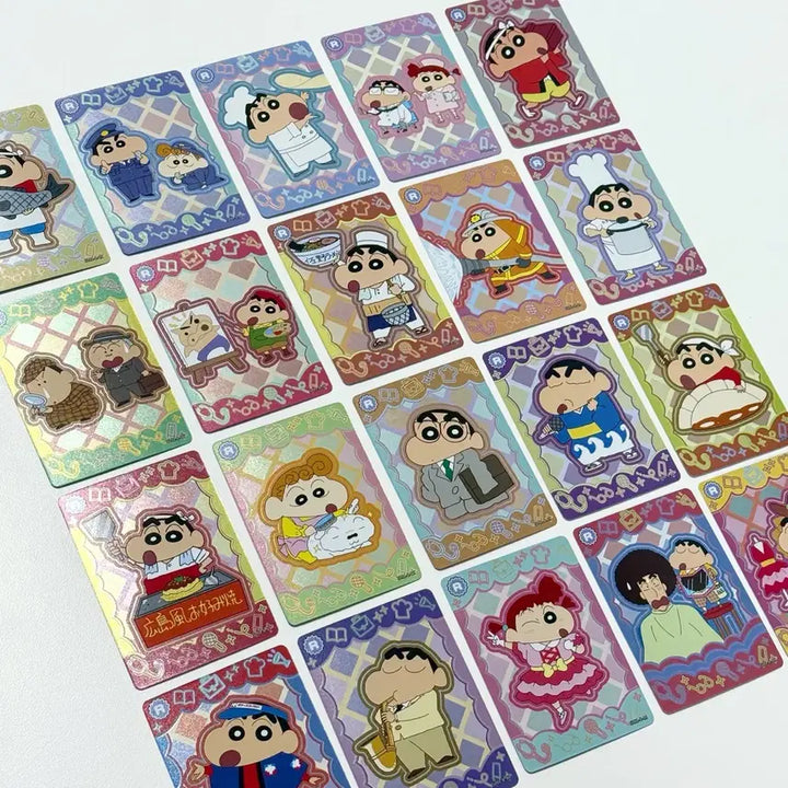 [BUNJANG] Crayon Shin-chan Official Trading Card Bundle Set / 77장 올클) 짱구 트레카 공식 랜덤 카드 포카 액션가면 부리부리 극장판