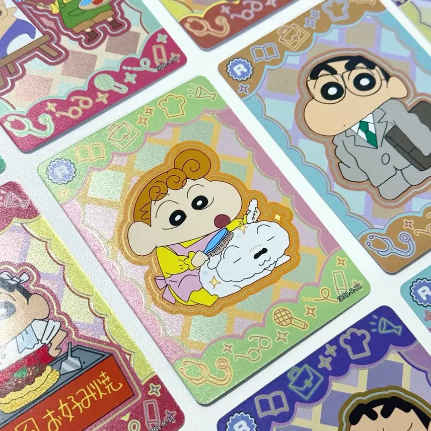 [BUNJANG] Crayon Shin-chan Official Trading Card Bundle Set / 77장 올클) 짱구 트레카 공식 랜덤 카드 포카 액션가면 부리부리 극장판