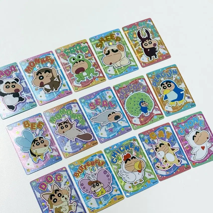 [BUNJANG] Crayon Shin-chan Official Trading Card Bundle Set / 77장 올클) 짱구 트레카 공식 랜덤 카드 포카 액션가면 부리부리 극장판