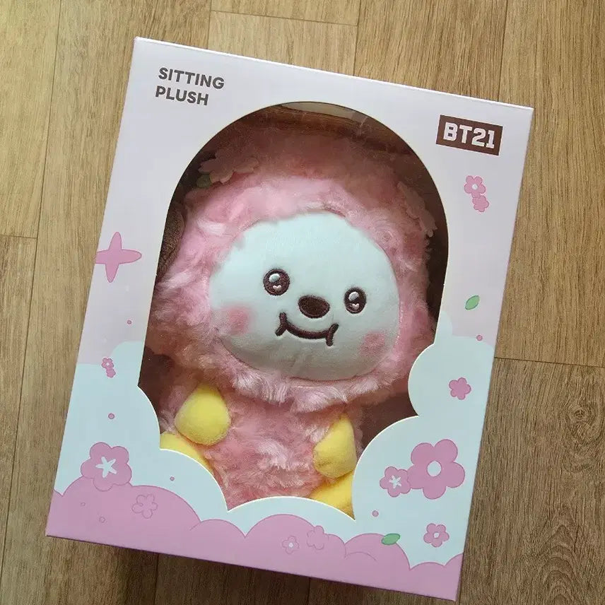 [BUNJANG] BT21 CHIMMY Spring Fairy Sitting Plush Doll / BT21 CHIMMY 봄요정 시팅 인형