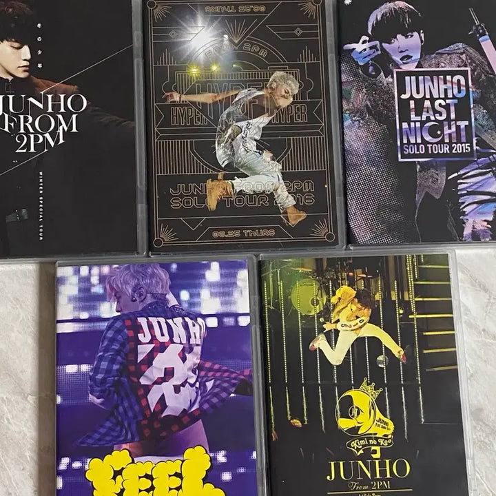 [BUNJANG] 2PM Junho Concert DVD Bundle Set / 2PM 준호 콘서트 DVD 5장 일괄