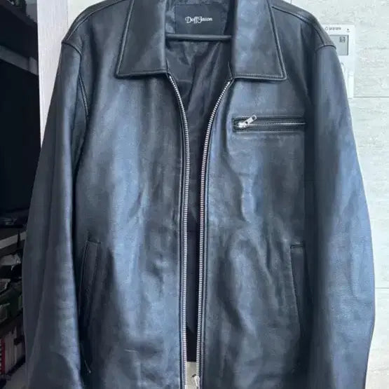 [BUNJANG] Dopejason Lambskin Leather Jacket / 도프제이슨 양가죽자켓