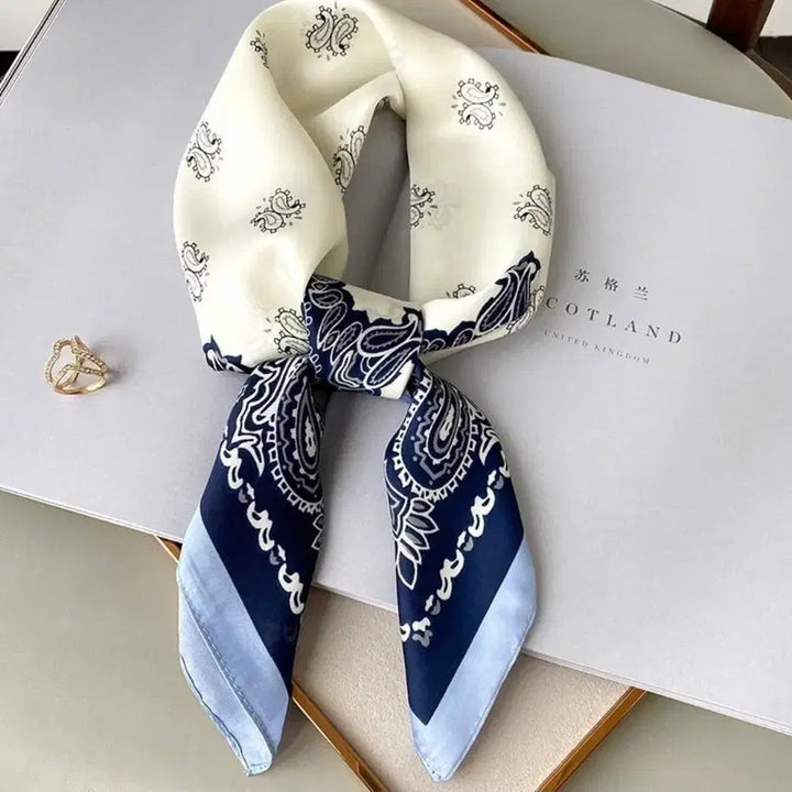[BUNJANG] Paisley Pattern Scarf / 페이즐리 스카프(새상품)