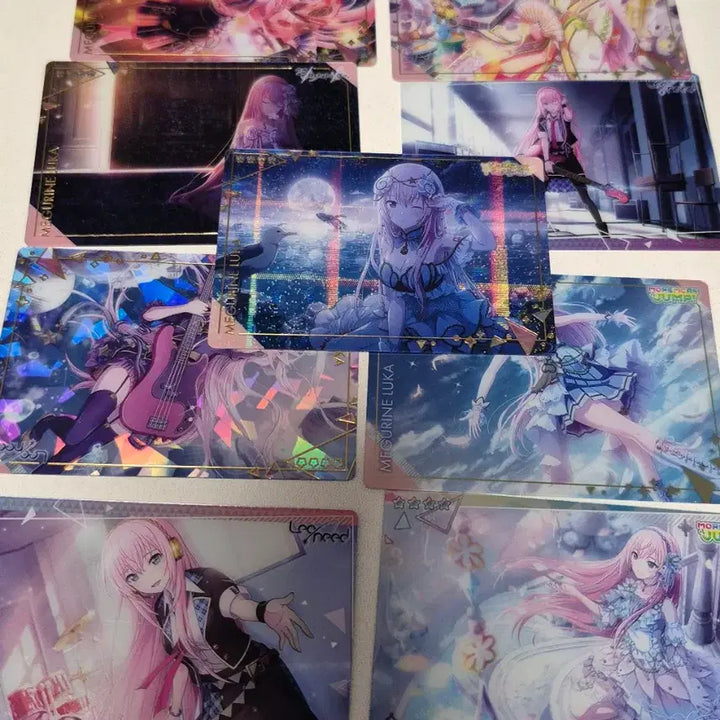 [BUNJANG] Vocaloid Project Sekai Megurine Luka Wafer Card Bundle Set / 보컬로이드 프세카 메구리네 루카 웨하스 메탈카드 지류 판매