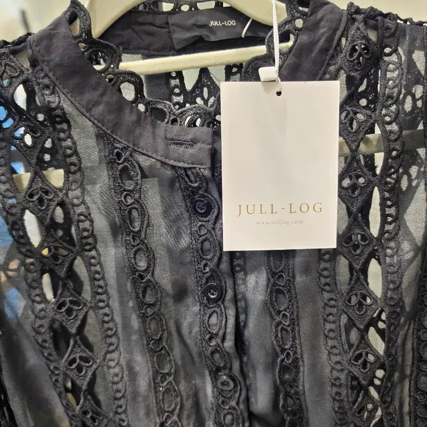 [BUNJANG] JULL LOG Black Lace Sleeveless Dress / JULL LOG 줄로그 블랙 레이스 민소매 원피스 F