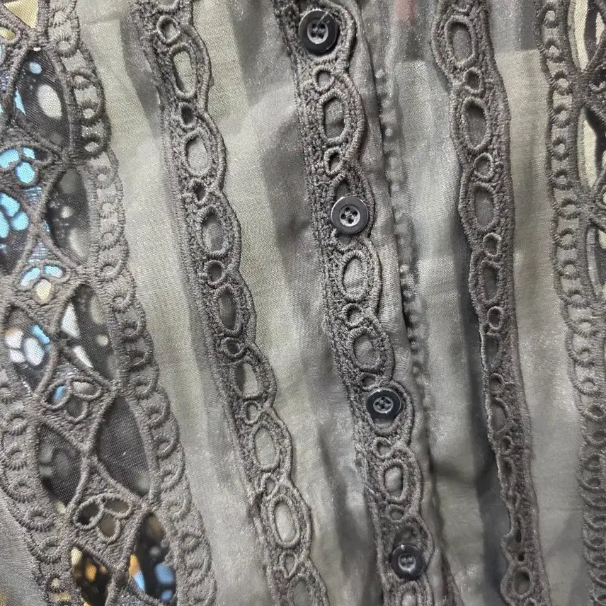 [BUNJANG] JULL LOG Black Lace Sleeveless Dress / JULL LOG 줄로그 블랙 레이스 민소매 원피스 F