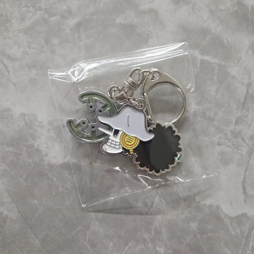 [BUNJANG] One Piece Usopp Pirate Flag Keychain / 원피스 우솝 키링 [새상품]
