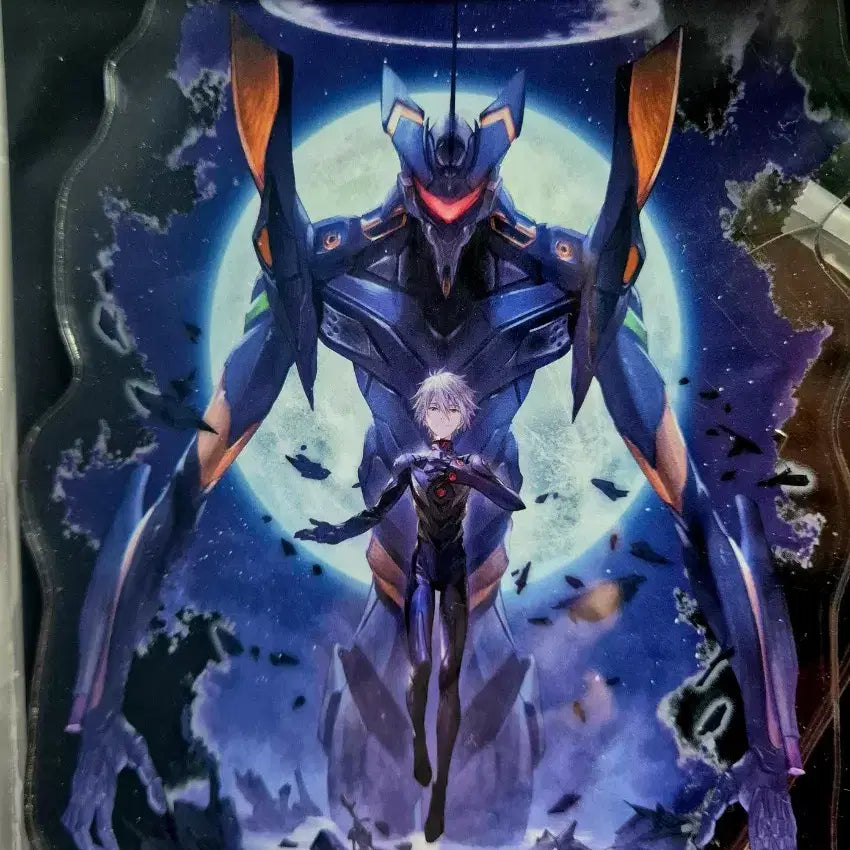[BUNJANG] Evangelion Nagisa Kaoru Big Acrylic Stand / [미개봉]에반게리온 나기사 카오루 빅 아크릴