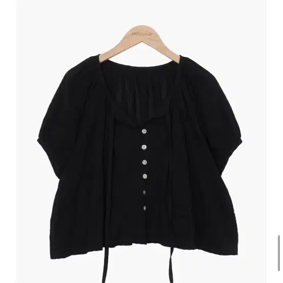 [BUNJANG] French of Frappe Black Blouse / (새상품) 프렌치오브 프라페 블라우스