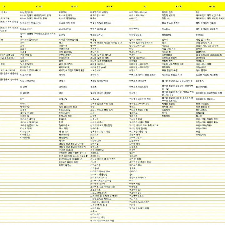 [BUNJANG] Movie Poster Pamphlets Collection (2005~) A4 Size Rare / 영화 포스터 팜플렛 판매 2005~ A4사이즈 희귀 소장용 영화전단지